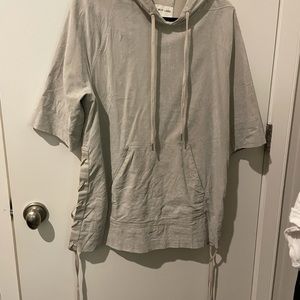 Helmut Lang Suede Light Grey Sweatshirt